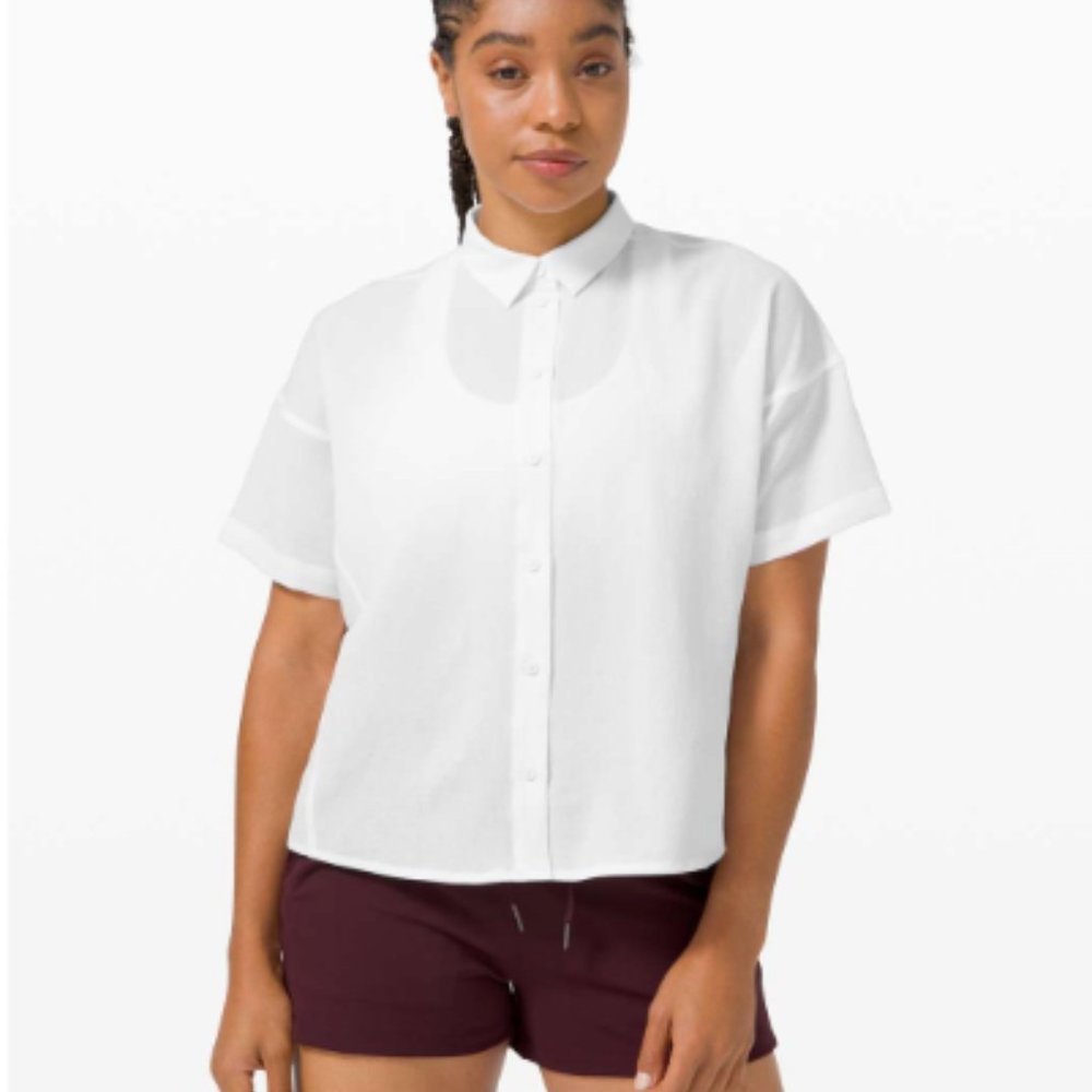 Lululemon Full Day Ahead Short Sleeve Shirt